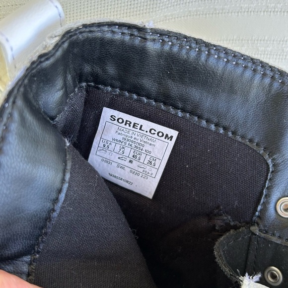 SOREL boots white sz 9.5 - Picture 2 of 8